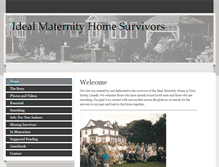 Tablet Screenshot of idealmaternityhomesurvivors.com